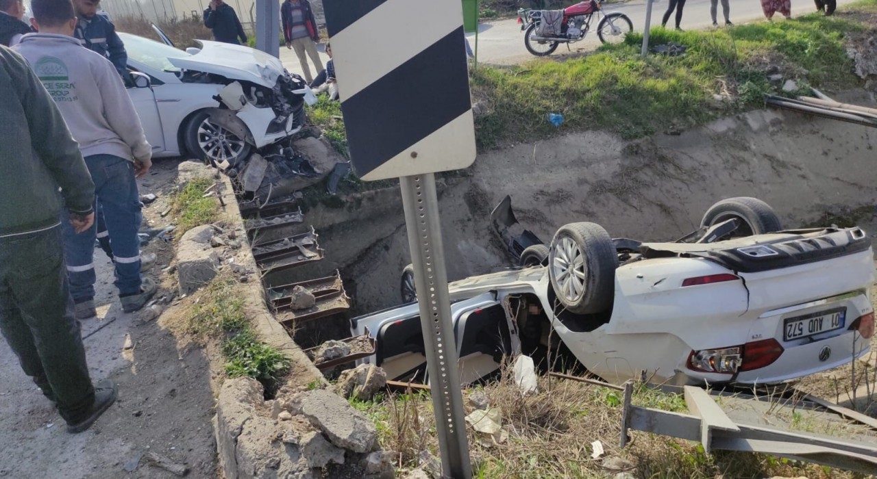 Mersinde trafik kazası: 1 ölü, 3 yaralı