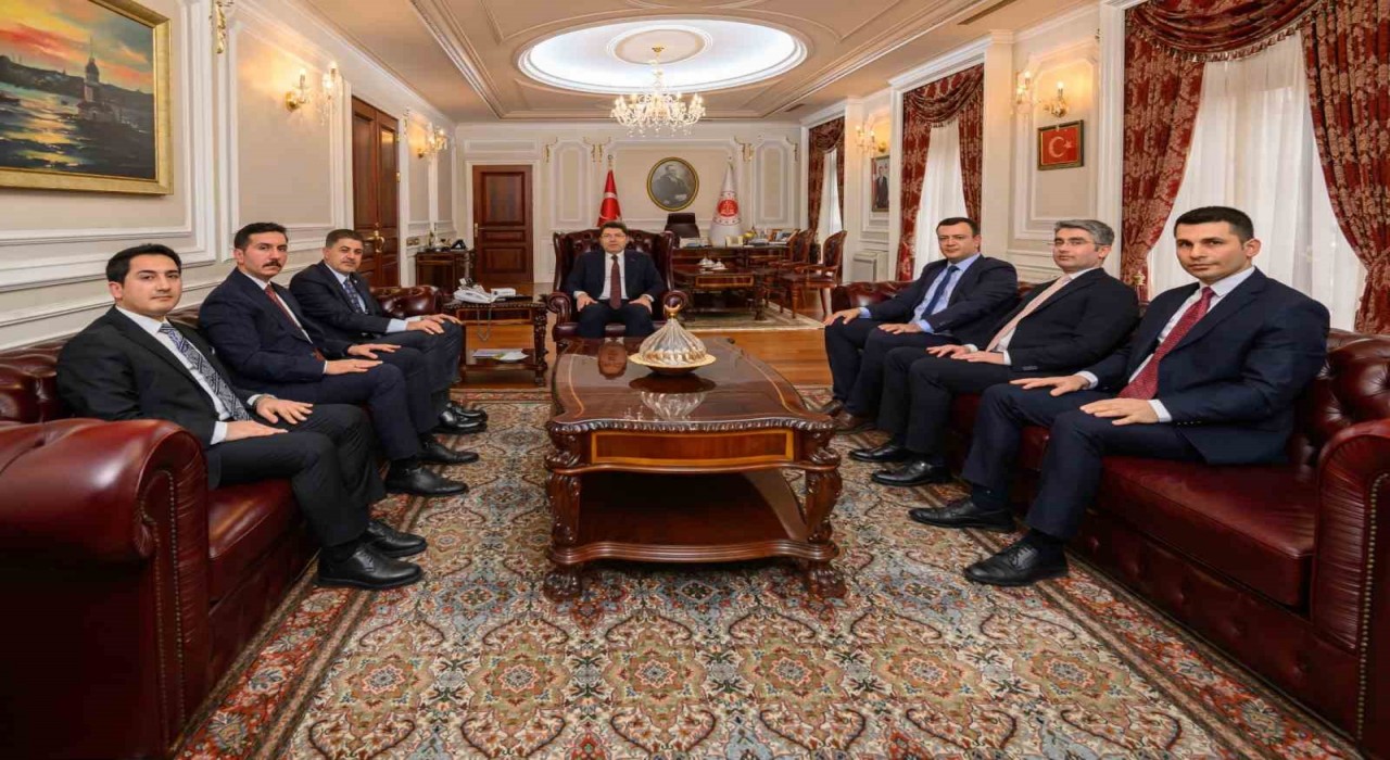 Milletvekili Şan, Adalet Bakanı Yılmaz Tunçu ziyaret etti