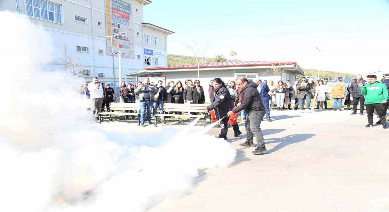 Muğla Gençlik ve Spor İl Müdürlüğünden yangın ve acil durum seferberliği