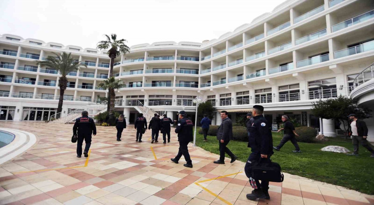 Muğlada 12 bin 738 turistik otelde yangın önlemleri denetimi yapıldı