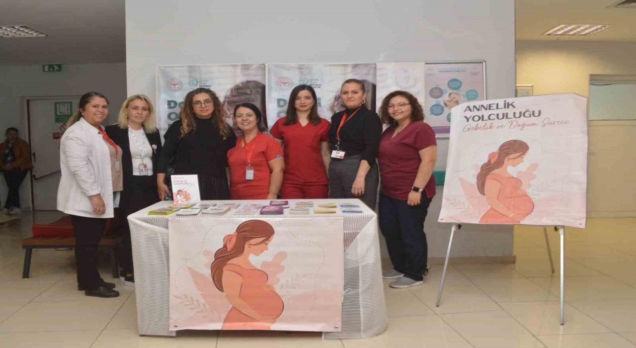 Muğlada normal doğum için stant açıldı