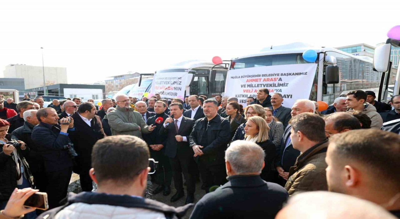 Muğladan Arapgir ve Yazıhan Belediyelerine araç desteği