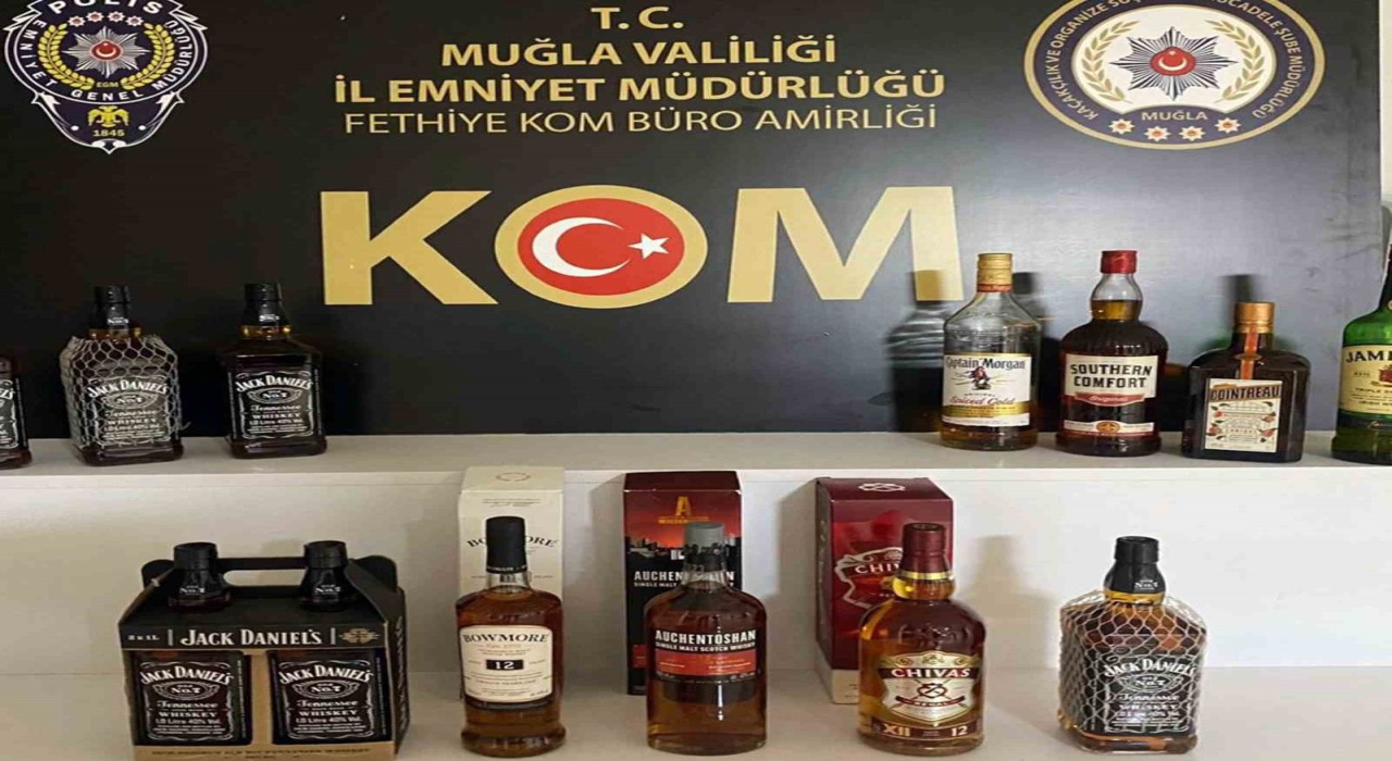 Muğlanın 4 ilçesinde kaçak içki operasyonu