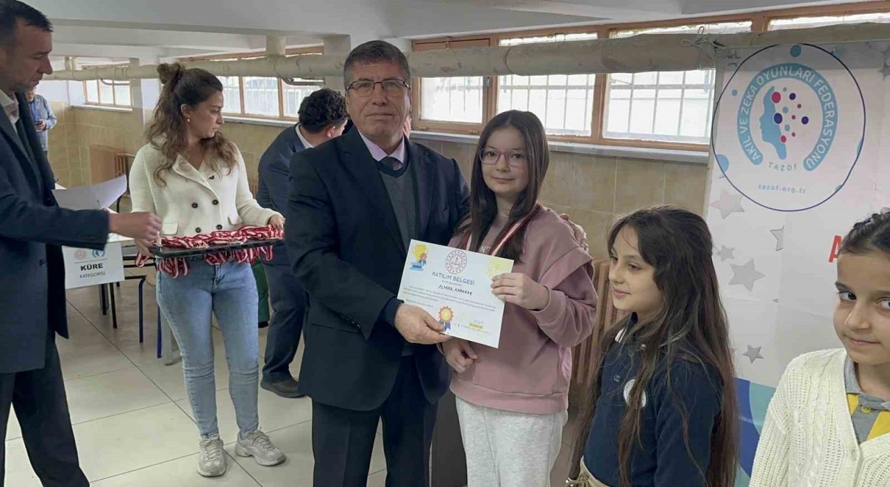 Muratlıda Akıl ve Zekâ Oyunları Turnuvası finali yapıldı