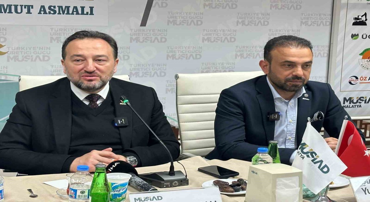 MÜSİAD Genel Başkanı Mahmut Asmalı Malatyada üyelerle buluştu