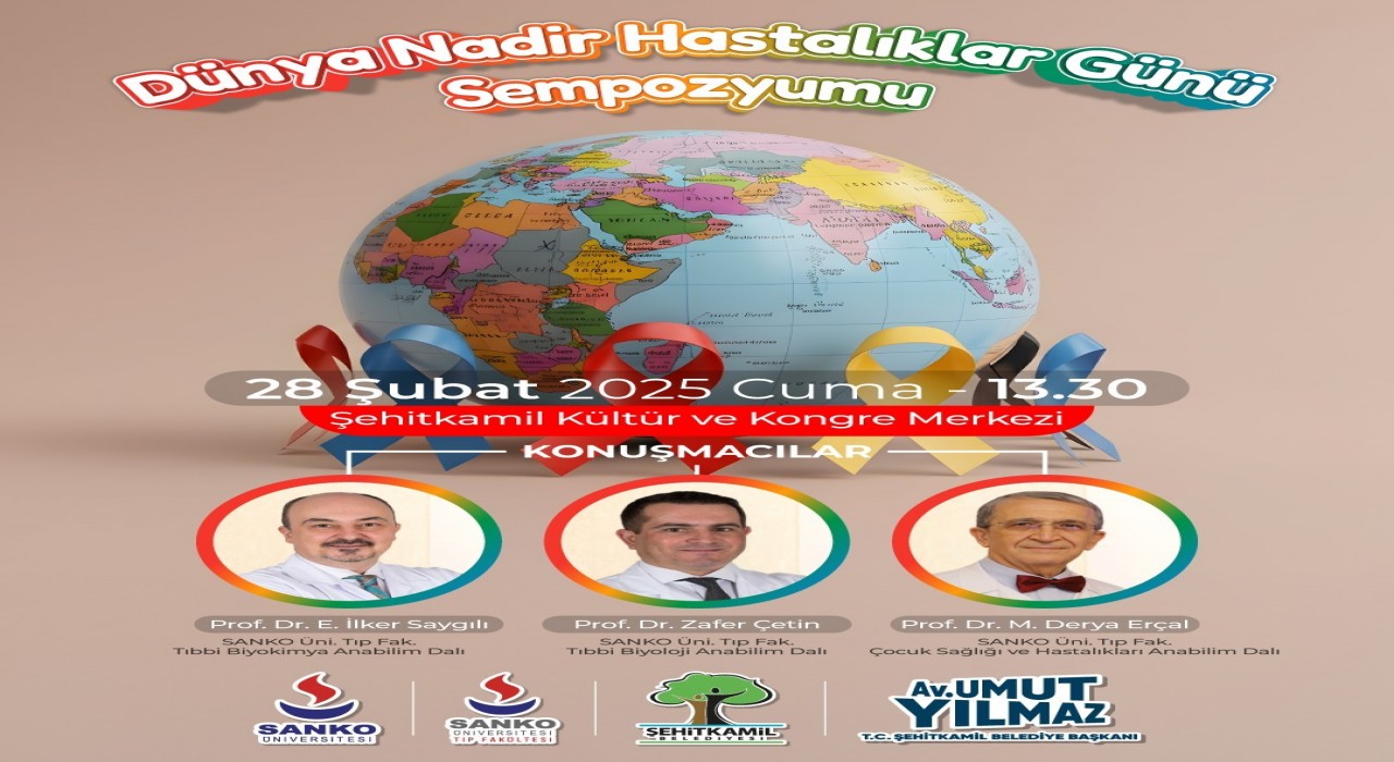 Nadir hastalıklar Şehitkamilde konuşulacak