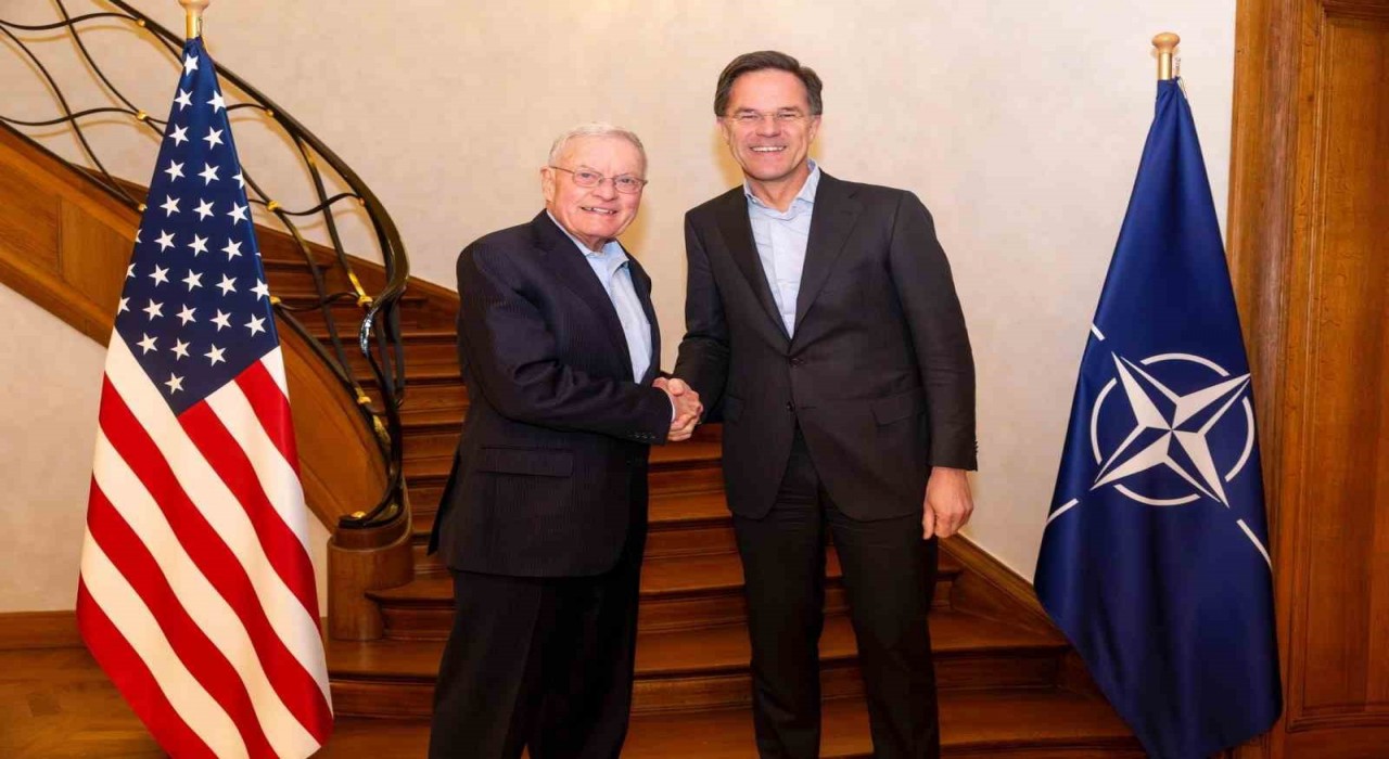 NATO Genel Sekreteri Rutte ile ABDnin Ukrayna ve Rusya Özel Temsilcisi Kellogg ile bir araya geldi