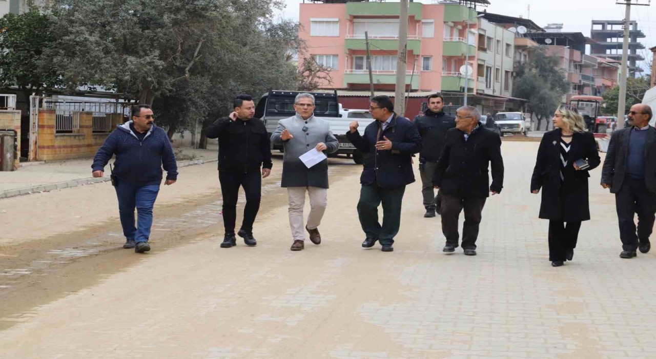Nazilli Belediyesi Şirinevler Mahallesindeki çalışmalarını sürdürüyor