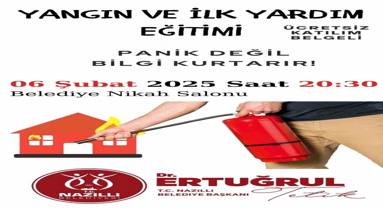 Nazillide 6 Şubat Depremleri Anma ve Farkındalık Etkinliği yapılacak