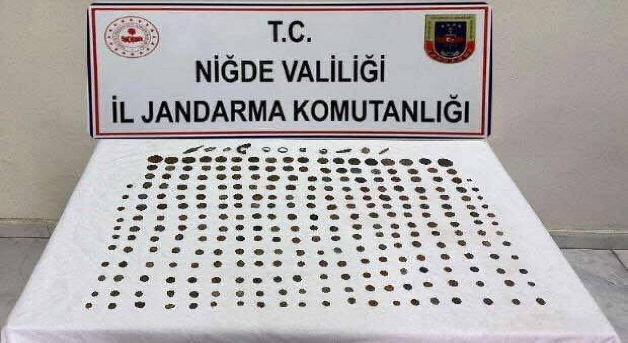 Niğdede 285 parça tarihi eser ele geçirildi