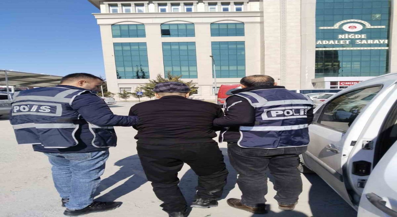 Niğdede hakkında 45 suç dosyası bulunan şahıs yakalandı