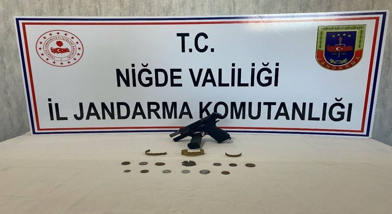Niğdede tarihi eser kaçakçılığı operasyonu: 1 gözaltı