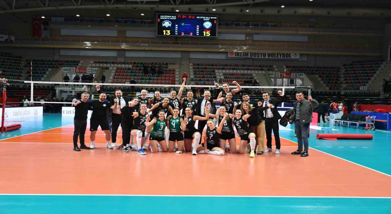 Nilüfer Belediyespor Ekerden sevindiren galibiyet