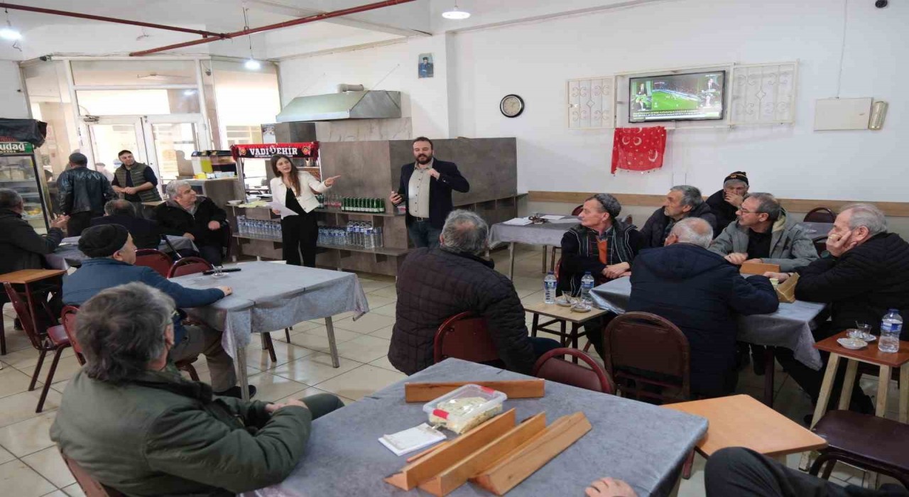 Odunpazarında şiddetle mücadele kıraathanelerde başladı