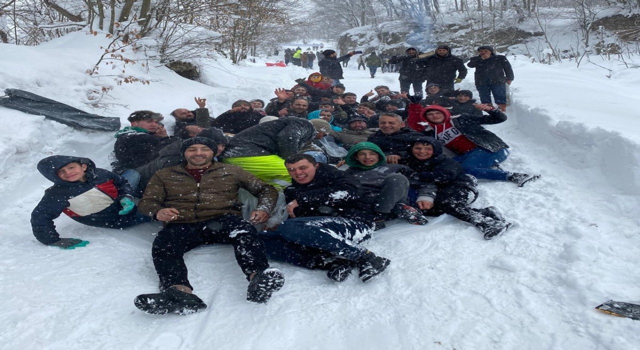 Orduda kış, eğlenceye dönüştü