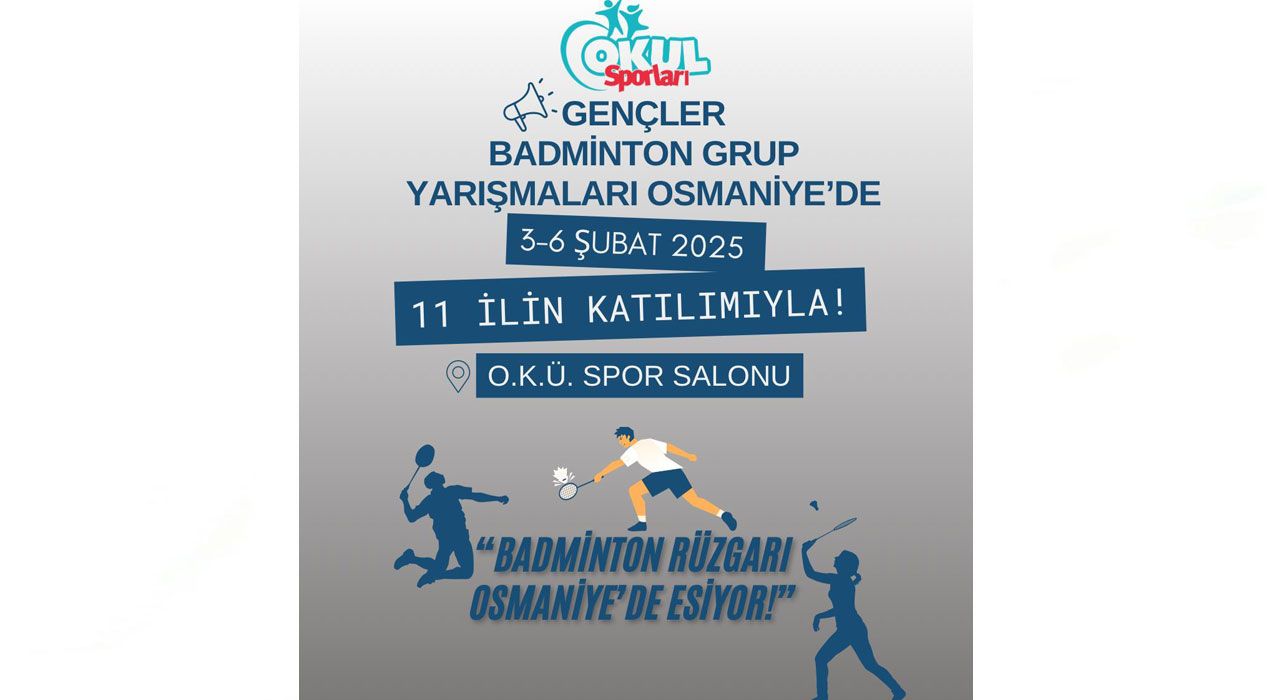 Osmaniye, Badminton Grup Müsabakalarına Ev Sahipliği Yapıyor