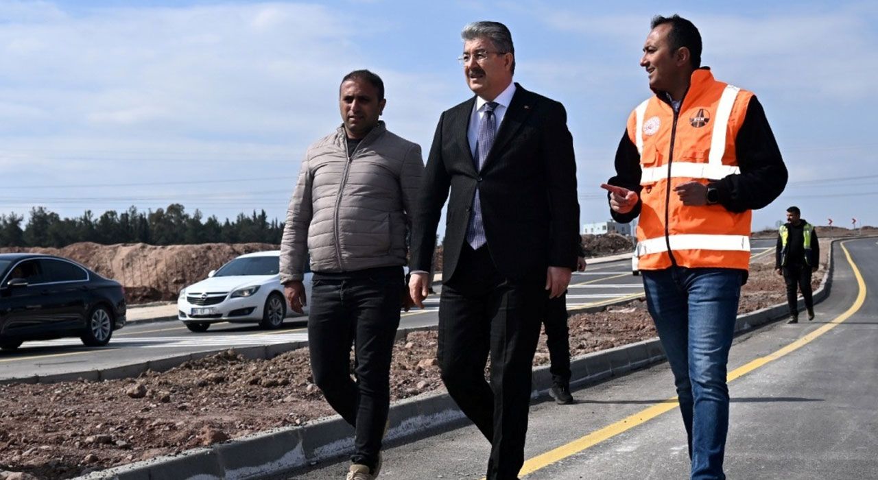 Osmaniye Valisi Yılmaz, Batı Kavşağı Otoyol Bağlantı Yolunu İnceledi