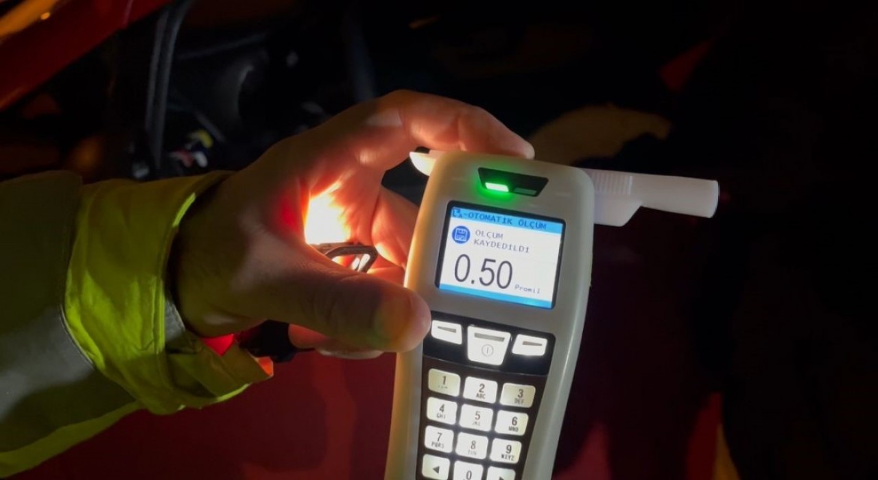 (Özel) Denetimde 0.50 promil çıktı, sınırda kaldığını öğrenince derin bir oh çekti