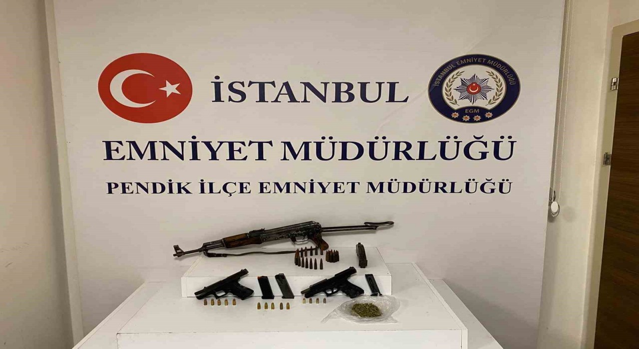 Pendikte ruhsatsız silah operasyonu: 2 şüpheli yakalandı