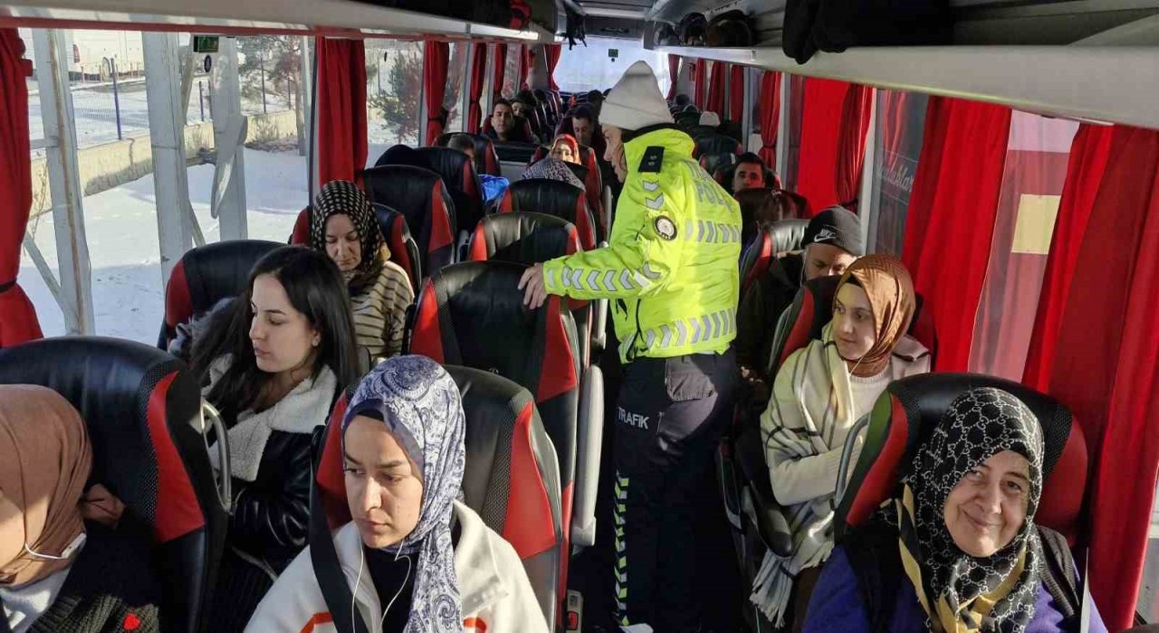 Polisten kemen ve lastik denetimi