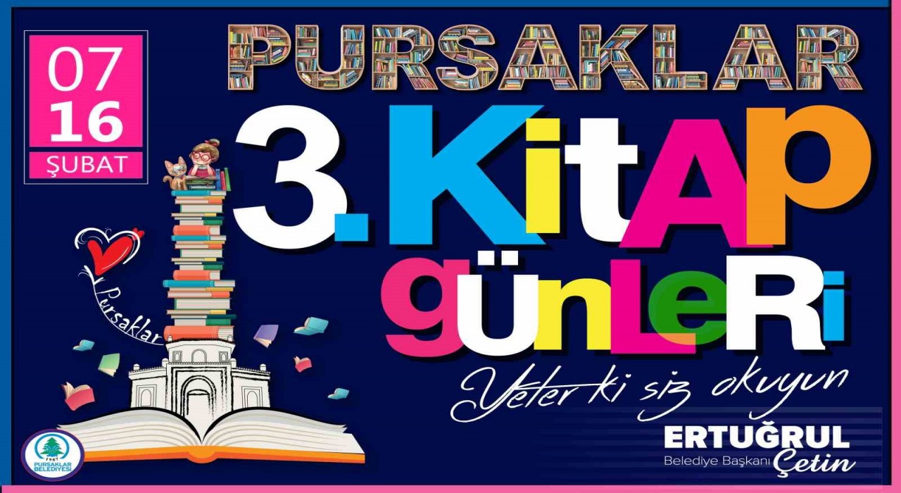 Pursaklar 3.Kitap Günleri başlıyor