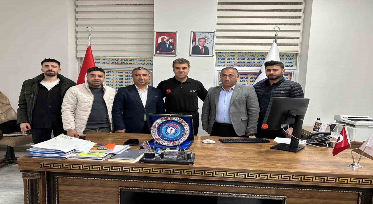 AFAD Şırnak İl Müdürü İşlek’e Teşekkür Plaketi Takdim Edildi