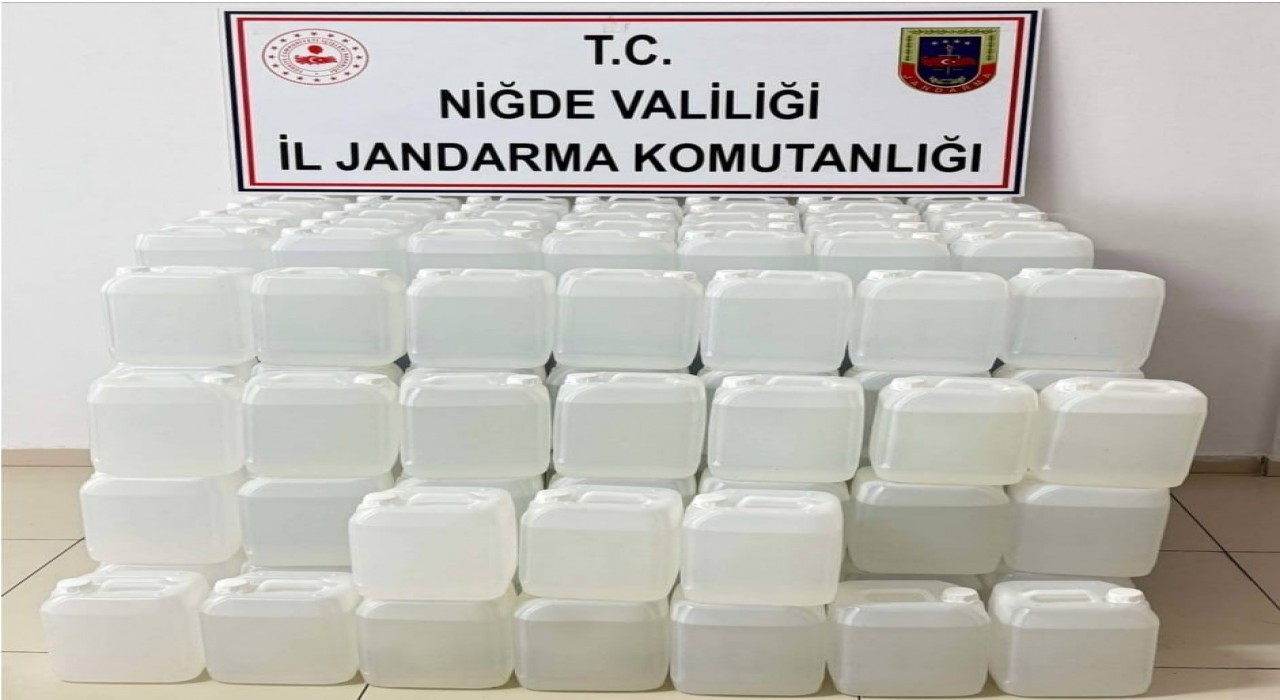 Sahte alkolü kargo yoluyla satacakken yakalandı