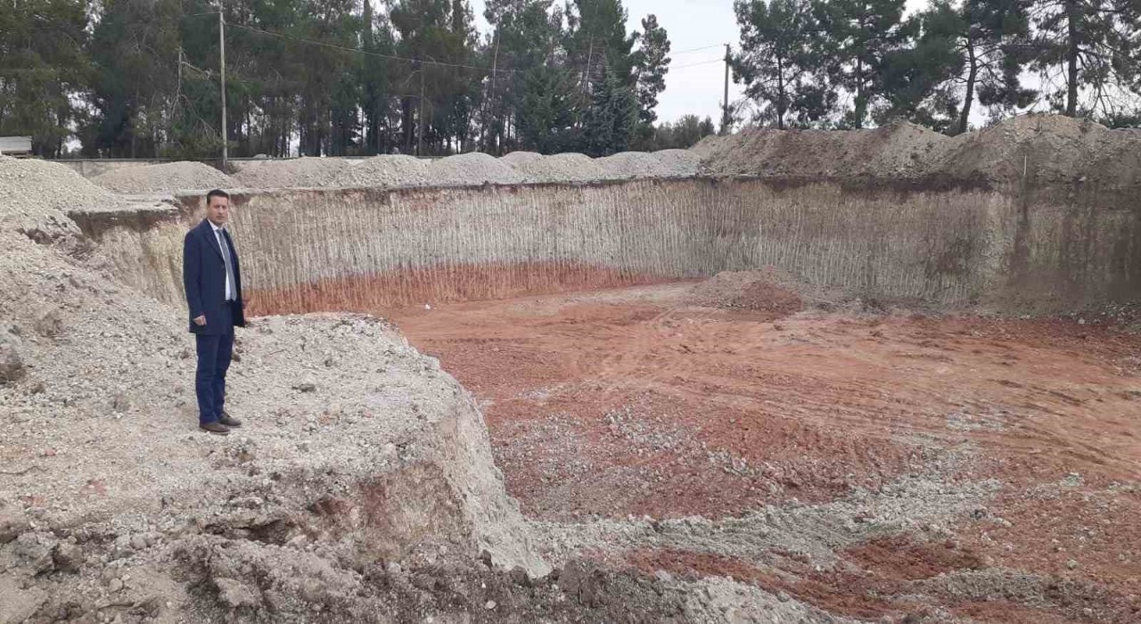 Samsatta öğretmenevi inşaatına başlandı