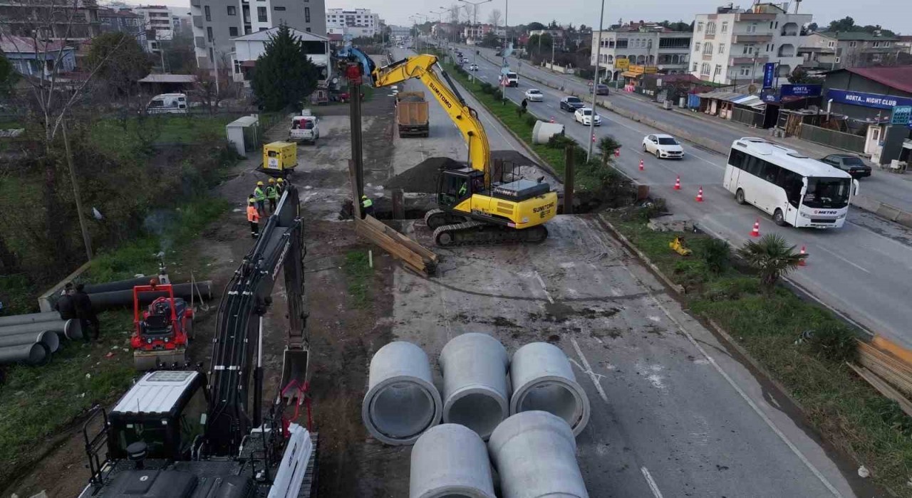 Samsun-Sinop karayolunda dev altyapı hamlesi