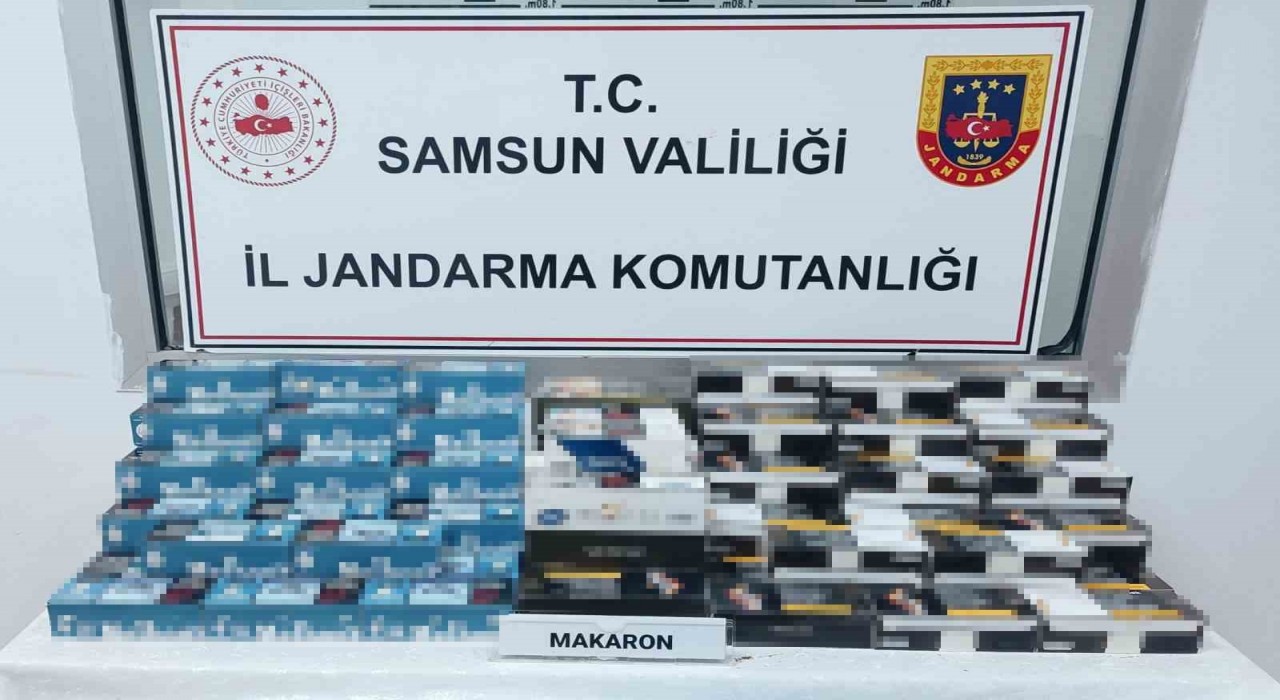 Samsunda 28 bin bandrolsüz makaron ele geçirildi