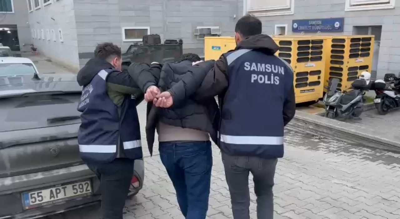 Samsunda 32 yıl hapis cezasıyla aranan şahıs yakalandı