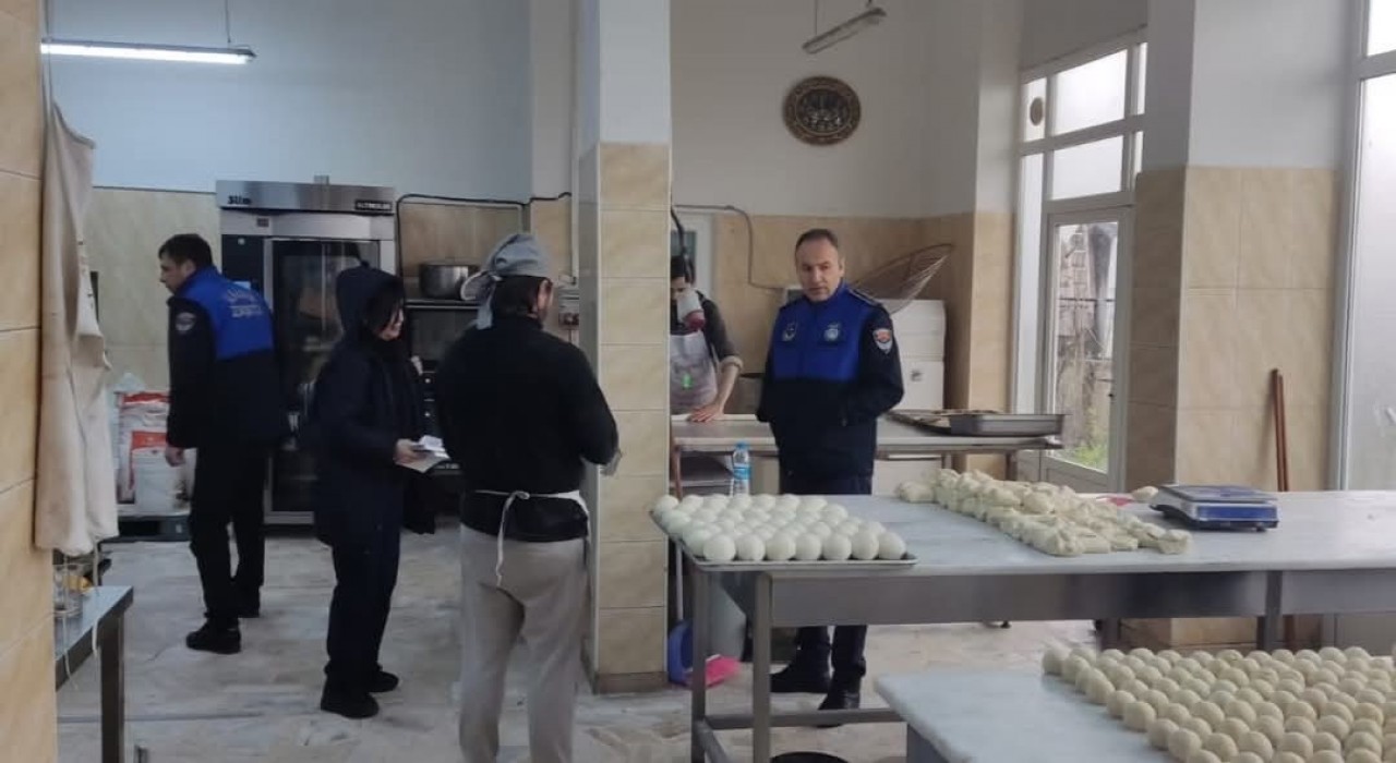 Samsunda ekmek ve pasta fırınlarına denetim
