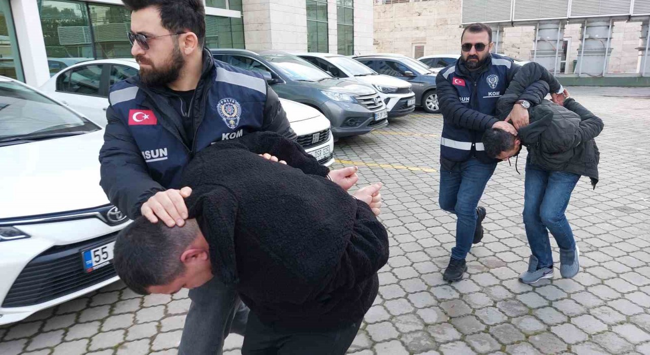 Samsun’da Kaçak Silahlarla Yakalanan 2 Kişi Tutuklandı