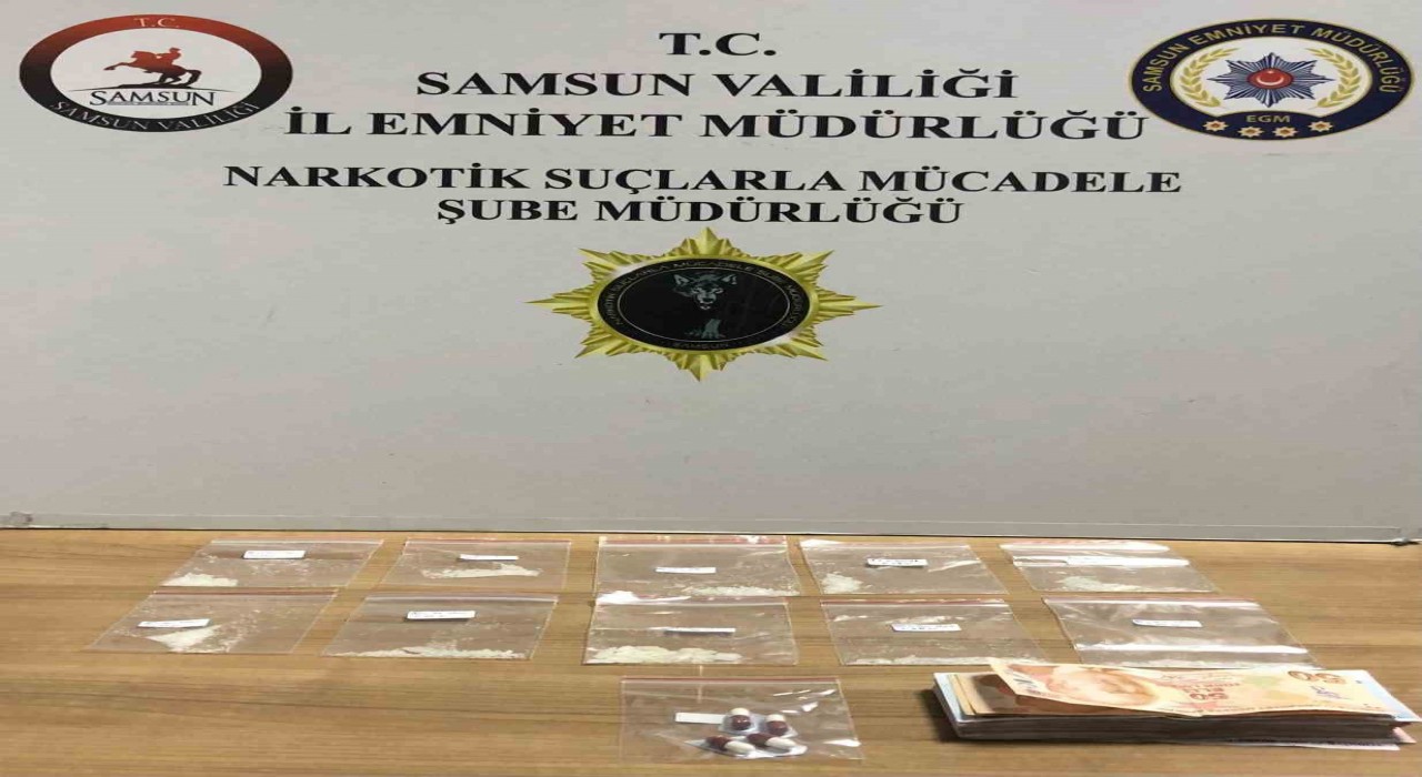 Samsunda uyuşturucu operasyonu: 1 gözaltı
