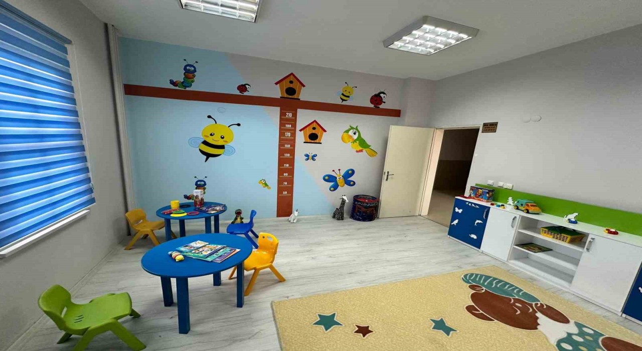 Sandıklı Adliyesinde çocuk görüşme odası kuruldu