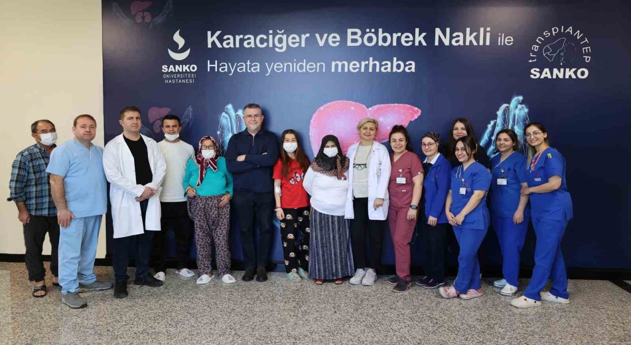 SANKO Üniversitesi Hastanesinde üç hasta kadavradan böbrek nakliyle yaşama tutundu