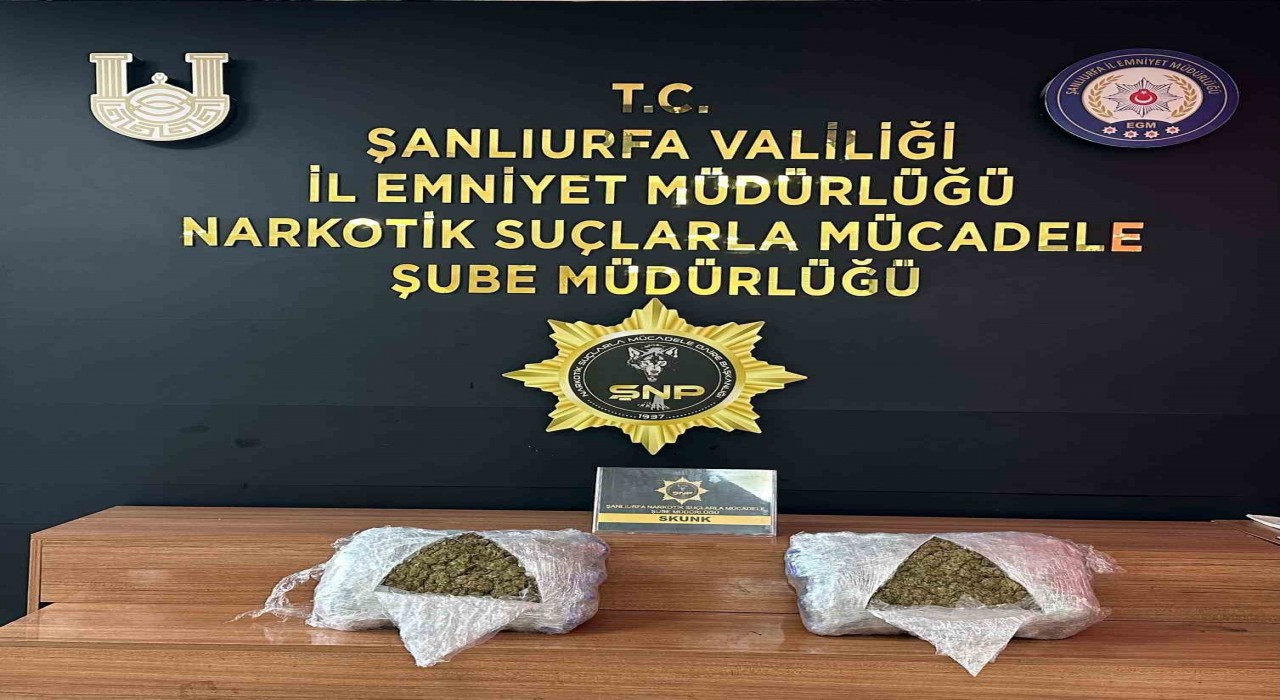 Şanlıurfada 9 kilo uyuşturucu ele geçirildi: 4 şahıs tutuklandı