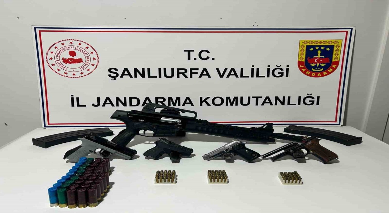 Şanlıurfada silah kaçakçılığı operasyonu: 3 gözaltı