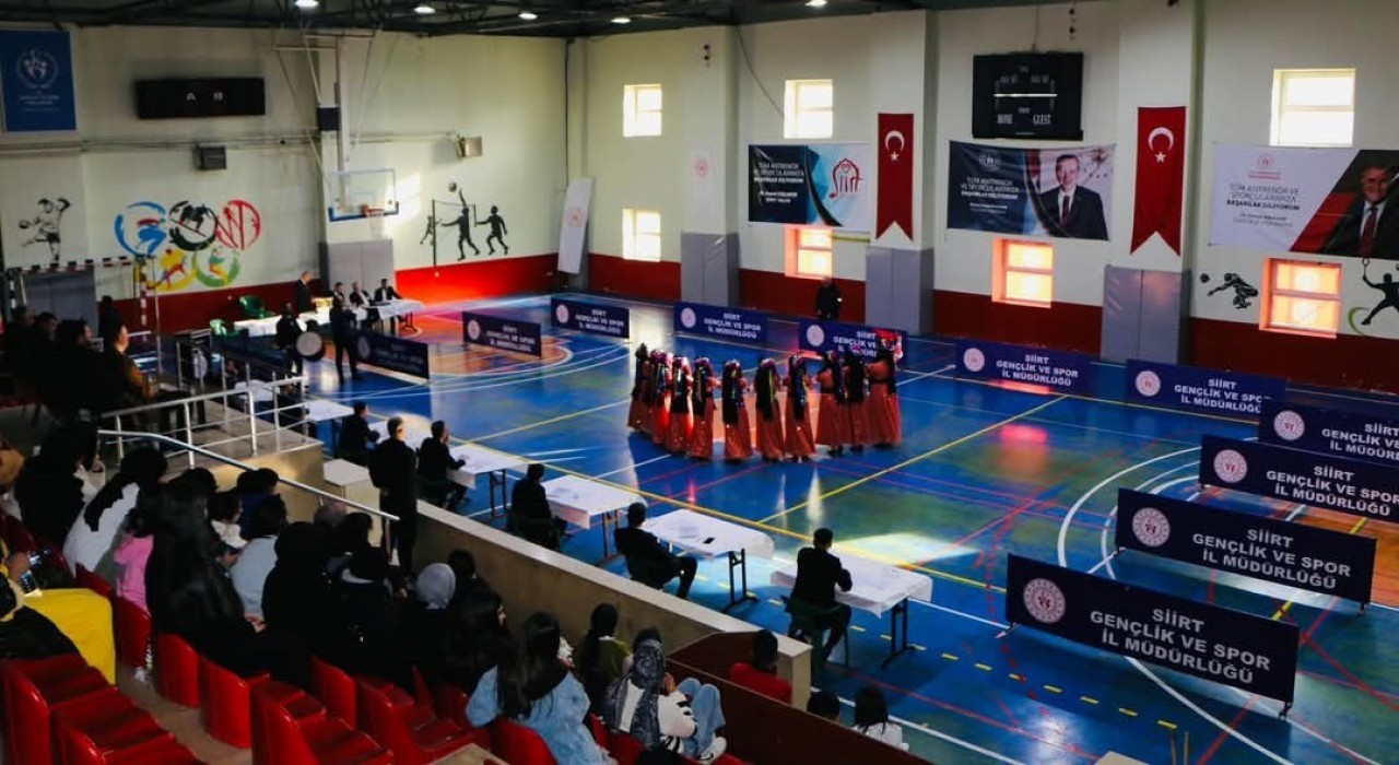 Siirtte halk oyunları yarışması düzenlendi