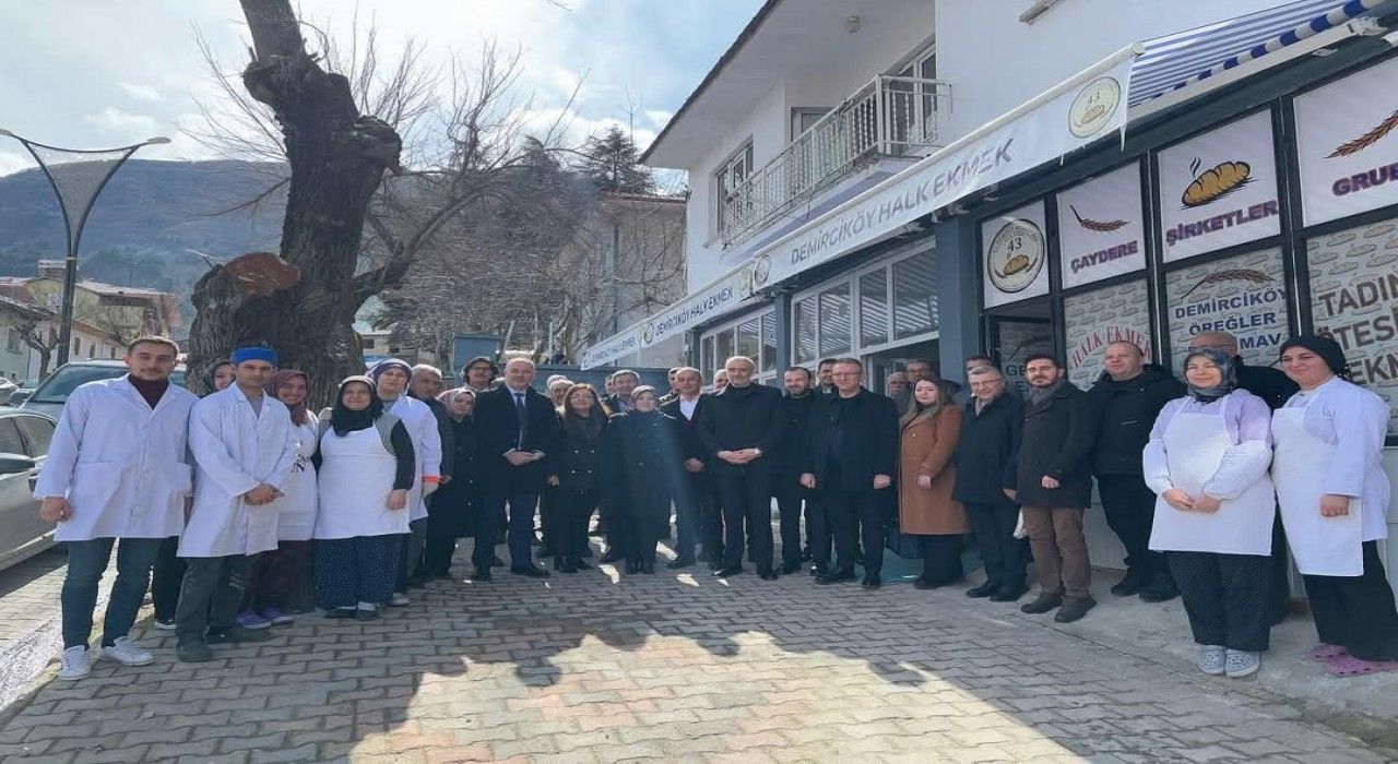 Simav Demircide Halk Ekmek Fabrikası ve Üretim Tesisleri incelendi