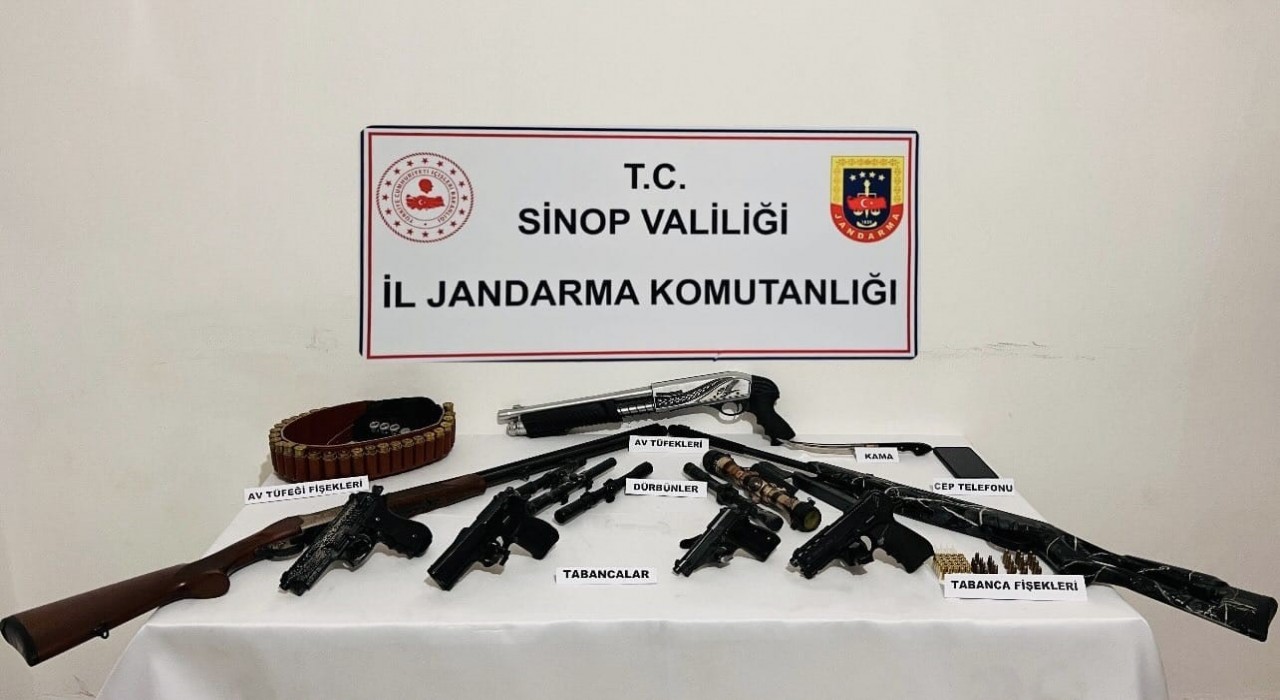 Sinopta silah kaçakçılığı operasyonu