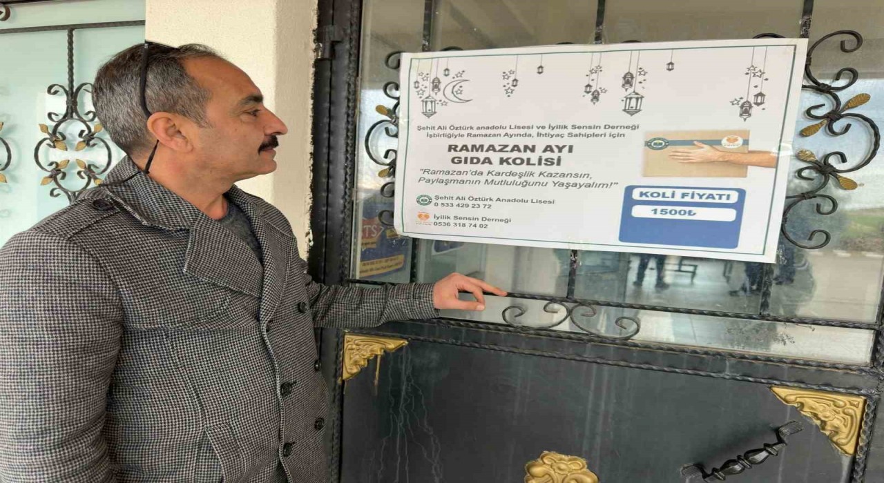 Siverekte öğrenciler Ramazan ayında ihtiyaç sahibi ailelere yardım edecek