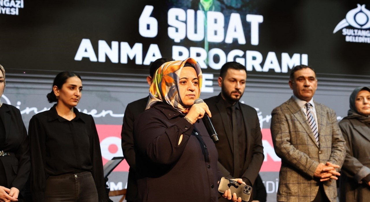Sultangazide 6 Şubat deprem şehitleri anıldı