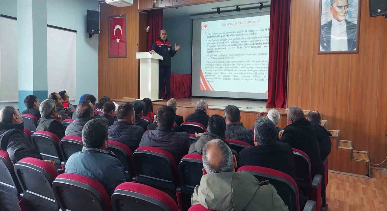 Susuzda mera kanunu ve ıslah projeleri bilgilendirme toplantısı yapıldı