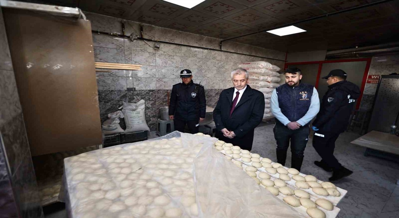 Başkan Tahmazoğlu Şahinbey’de Fırın Denetimlerine Katıldı