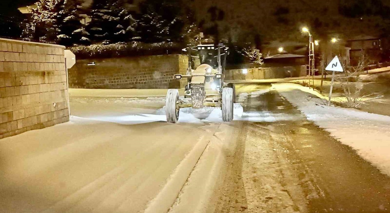 Talasta gece gündüz kış çalışması