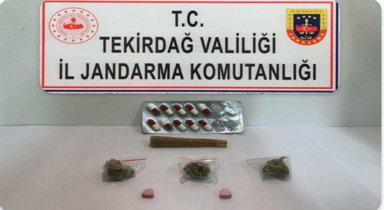 Tekirdağda jandarmadan uyuşturucu operasyonu