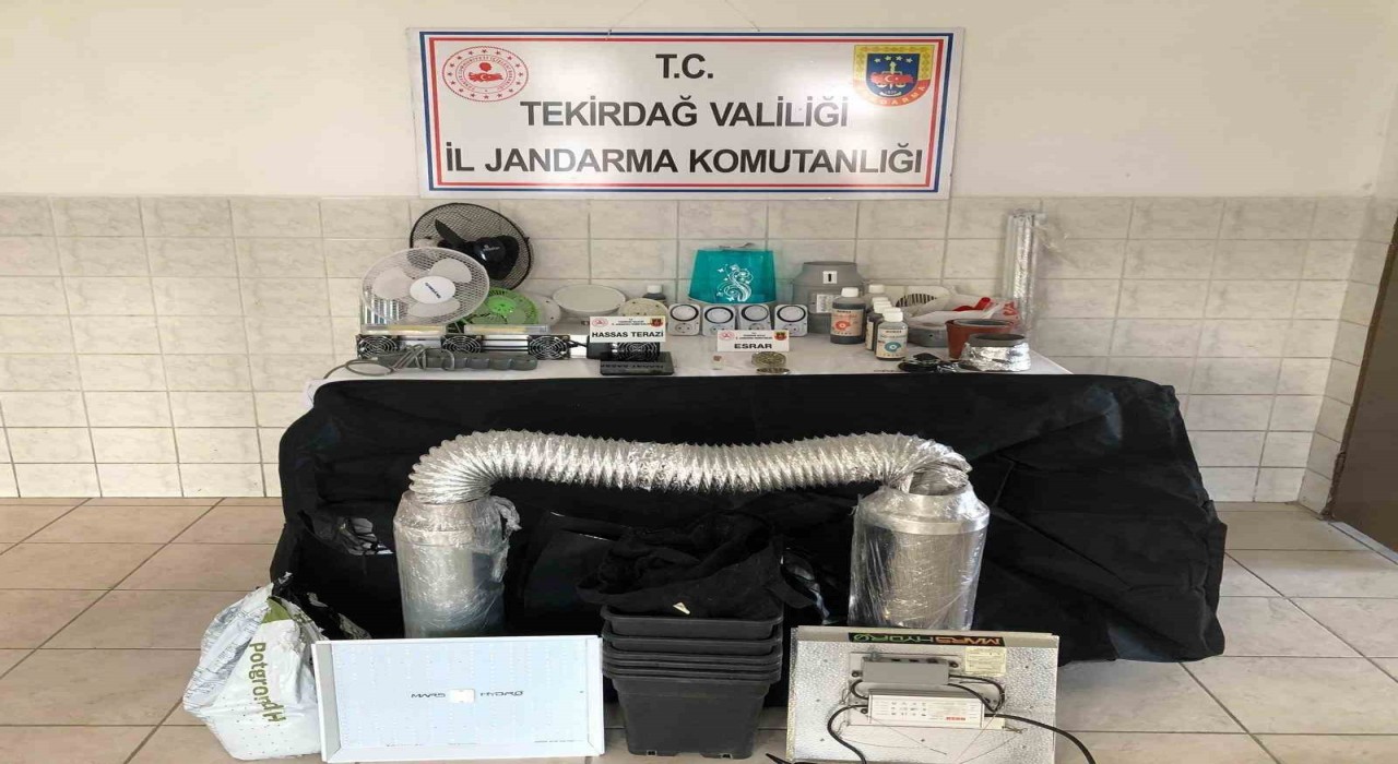 Tekirdağda jandarmadan uyuşturucu ve kaçakçılıkla mücadele operasyonu