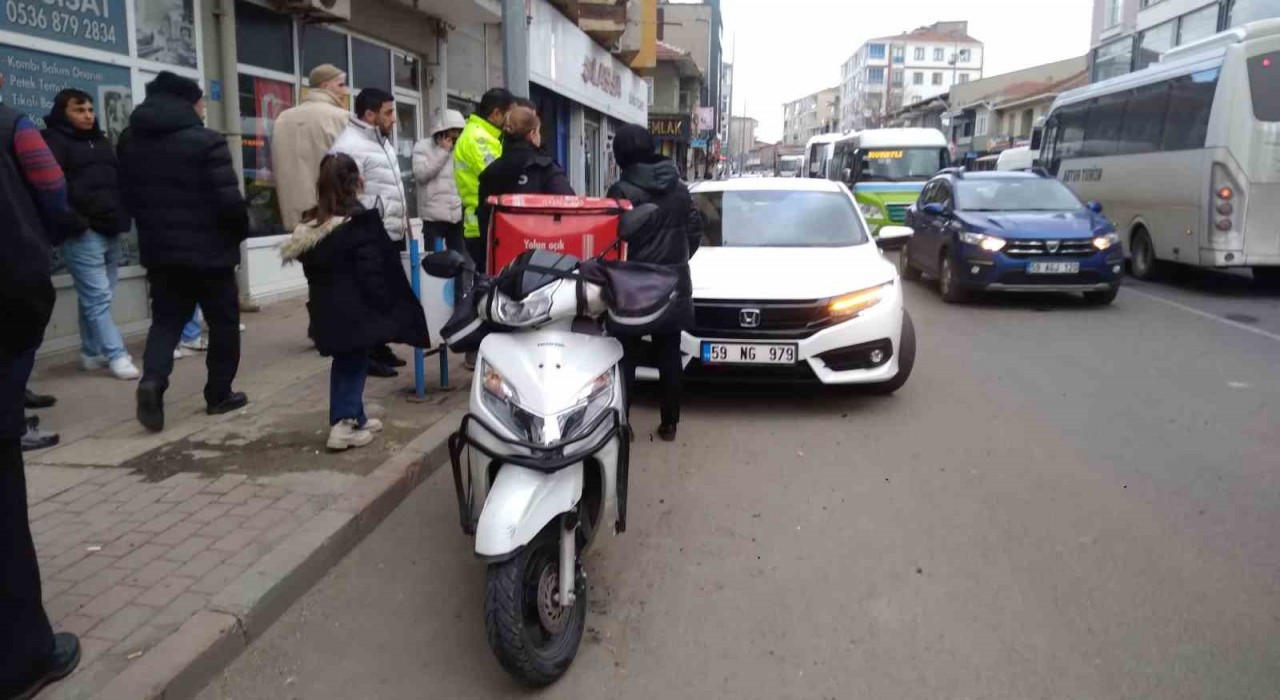 Tekirdağda trafik kazası: 1 yaralı