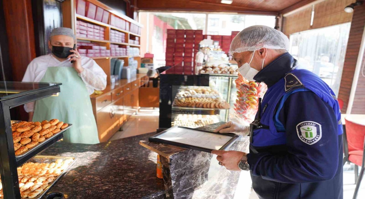 Tepebaşında zabıtadan Ramazan denetimi